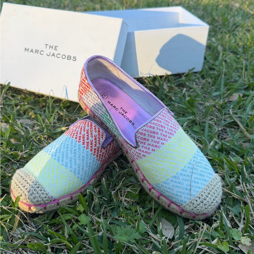 Marc Jacobs Multicolor Textured Slip-Ons